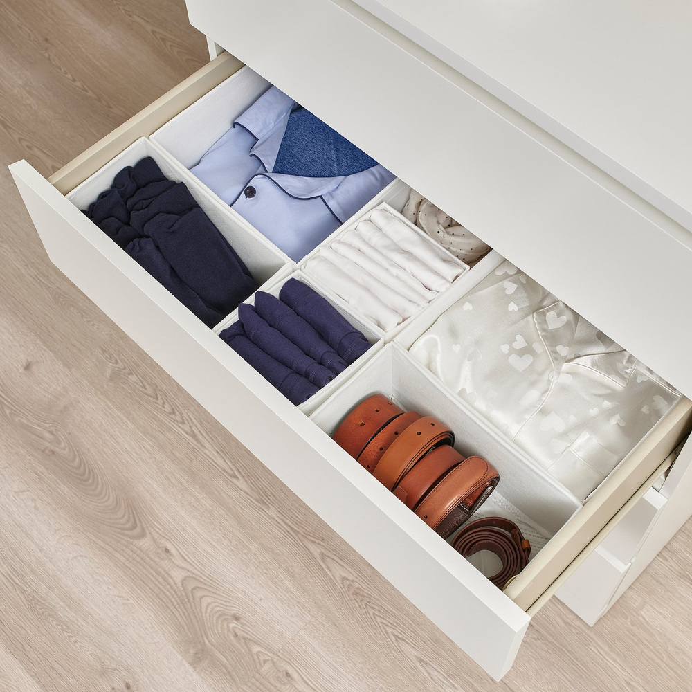 IKEA SKUBB  (ИКЕА СКУББ)  -  Набор контейнеров, 6 шт. - белый