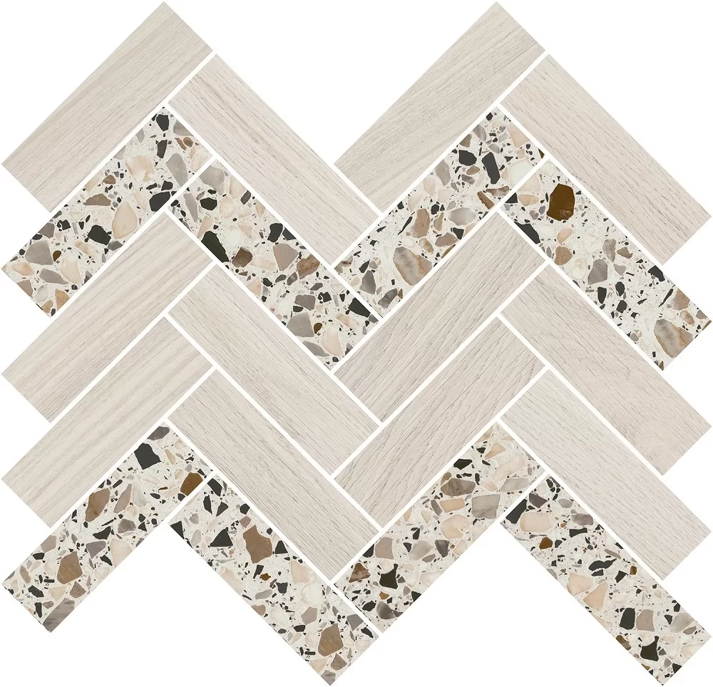 Керамический декор KERAMA MARAZZI МОНТИОНИ мозаичный миндальный 34x35,5 / 9 мм. T042\SG5113