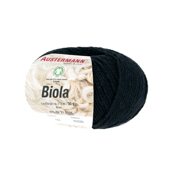 Пряжа Austermann (Аустерманн) Biola / уп.10 мот. по 50 г, 112 м, 12009