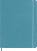 Блокнот в линейку Moleskine Classic Soft (QP621B35) 19х25cм 192стр. мягкая обложка, голубой