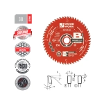 Диск пильный для ЛДСП 160x2,2/1,6x20 Z=56 A=10 Woodwork 38.160.56