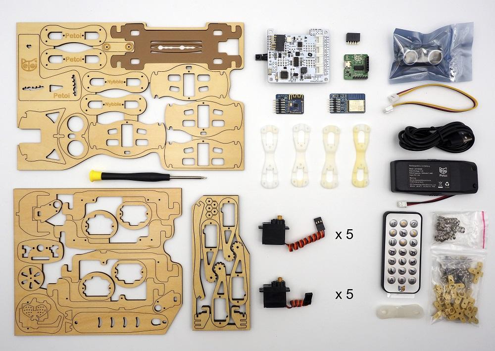 Интерактивный робо-кот Petoi Robot Cat Nybble pre-assembled