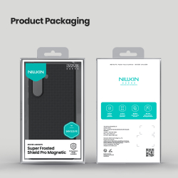 Чехол от Nillkin c поддержкой MagSafe для Samsung Galaxy S25 FE, серия Super Frosted Shield Pro Magnetic