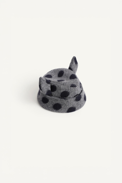 ZARA ШАПКА С УШКАМИ - LIMITED EDITION, СЕРЫЙ