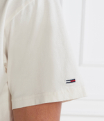 Футболка LINEAR FIRE FLAG Tommy Jeans - экрю(DM0DM17738)
