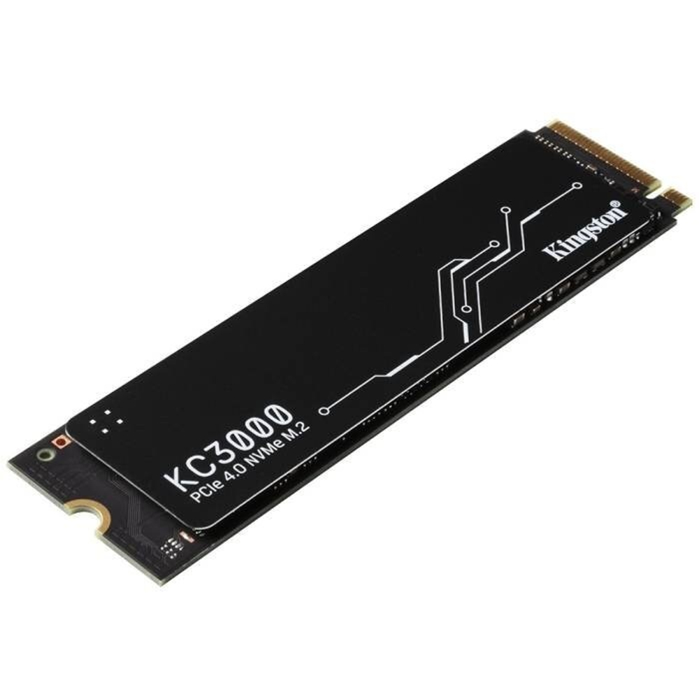 Жесткий диск SSD M.2 512Gb Kingston KC3000, 7000/3900MBs, 1000000 IOPS, TLC 3D NAND, 2280, PCI-E 4.0 x4 (SKC3000S/512G)