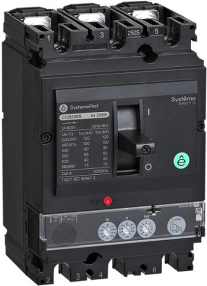 Автоматический выключатель в литом корпусе Systeme Electric SPC100N04022L3DF