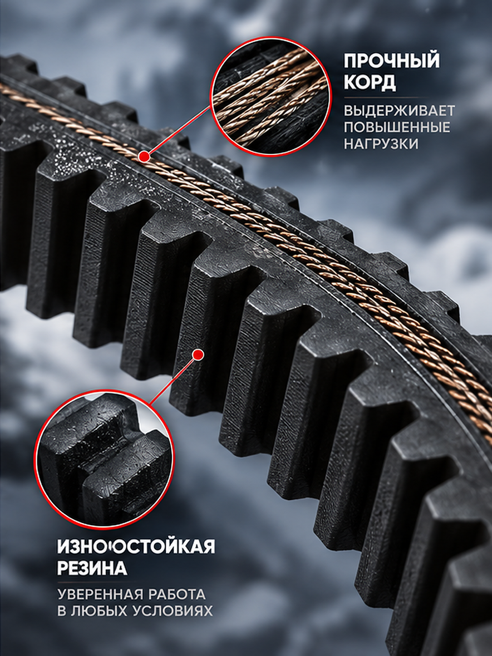 Ремень вариатора BRP outlander XTX2236 DAYCO 420280360/715000302