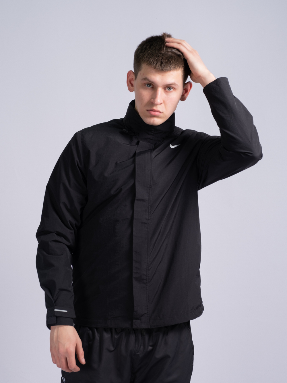 Ветровка Nike #9084 (чёрн.)
