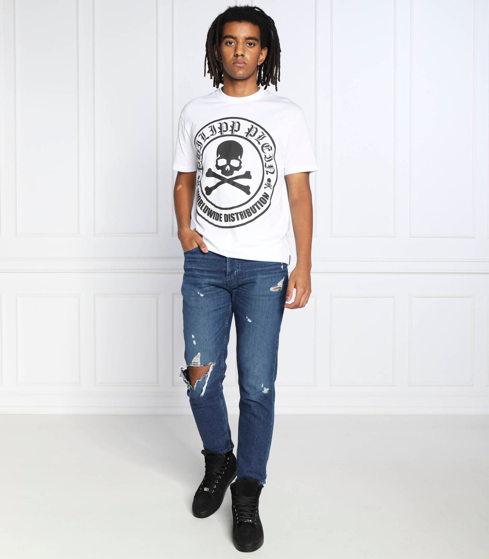 футболка Philipp Plein - белый(MTK5633 PJY002N)