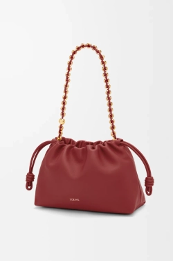 Loewe Сумка Flamenco среднего размера из мягкой кожи ягненка наппа, красный