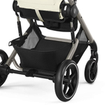 Коляска Cybex Balios S Lux TPE 2025 Cloud G i-Size Stone Grey Plus 3 в 1 Seashell Beige с дождевиками