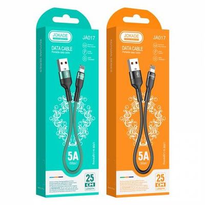 Кабель USB на Lightning Jokade JA017 0.25 (black)