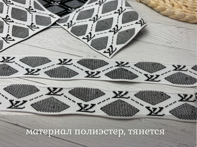 НАБОР Подвязов ДЛЯ ПОЛО LV (воротник 10*44, манжет 3*53) БЕЛЫЙ 3шт