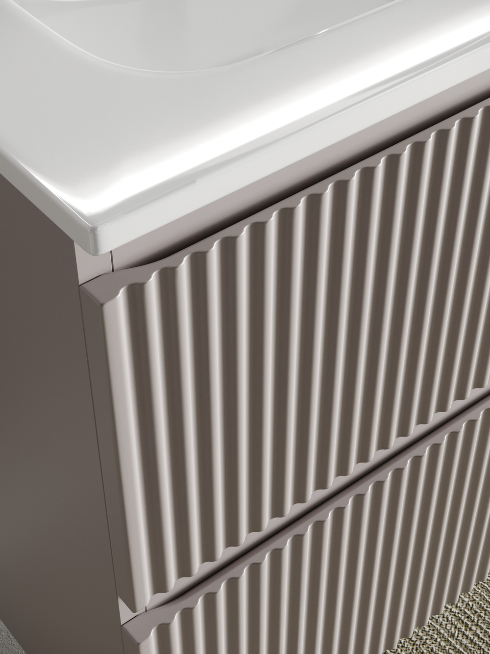Тумба с раковиной Sancos Snob R 120 см SNR120SM doha soft