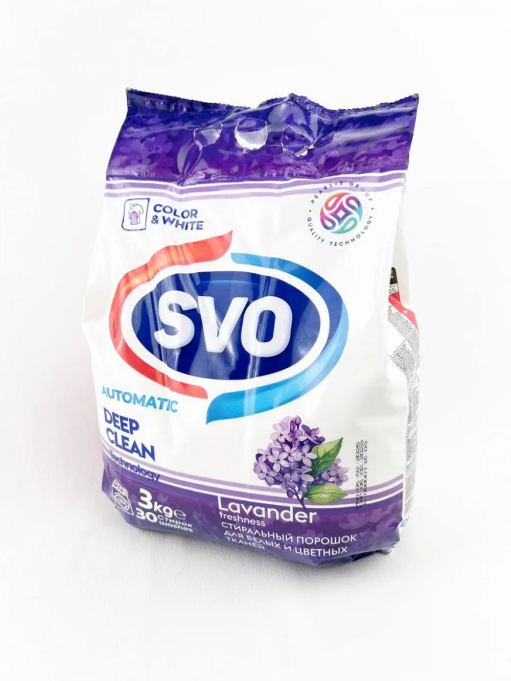 Порошок Svo Авт для белого и Цветного (Голубой) Лаванда 6Кг