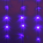 Гирлянда для дома ЗАНАВЕС «Водопад» ш1,5* в2,5 м 240 ламп LED, прозрач.пров, 8 реж, IP-20, Синий (возможность соединения)