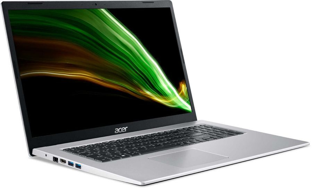 Ноутбук Acer Aspire 3 A317-53-718P Core i7 1165G7 12Gb SSD512Gb Intel Iris Xe graphics 17.3" IPS FHD (1920x1080) Eshell silver WiFi BT Cam