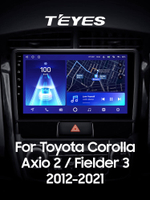 Teyes CC2 Plus 9" для Toyota Corolla Axio, Fielder 2012-2021