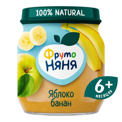 Пюре Фруто Яблоко-банан 100 гр