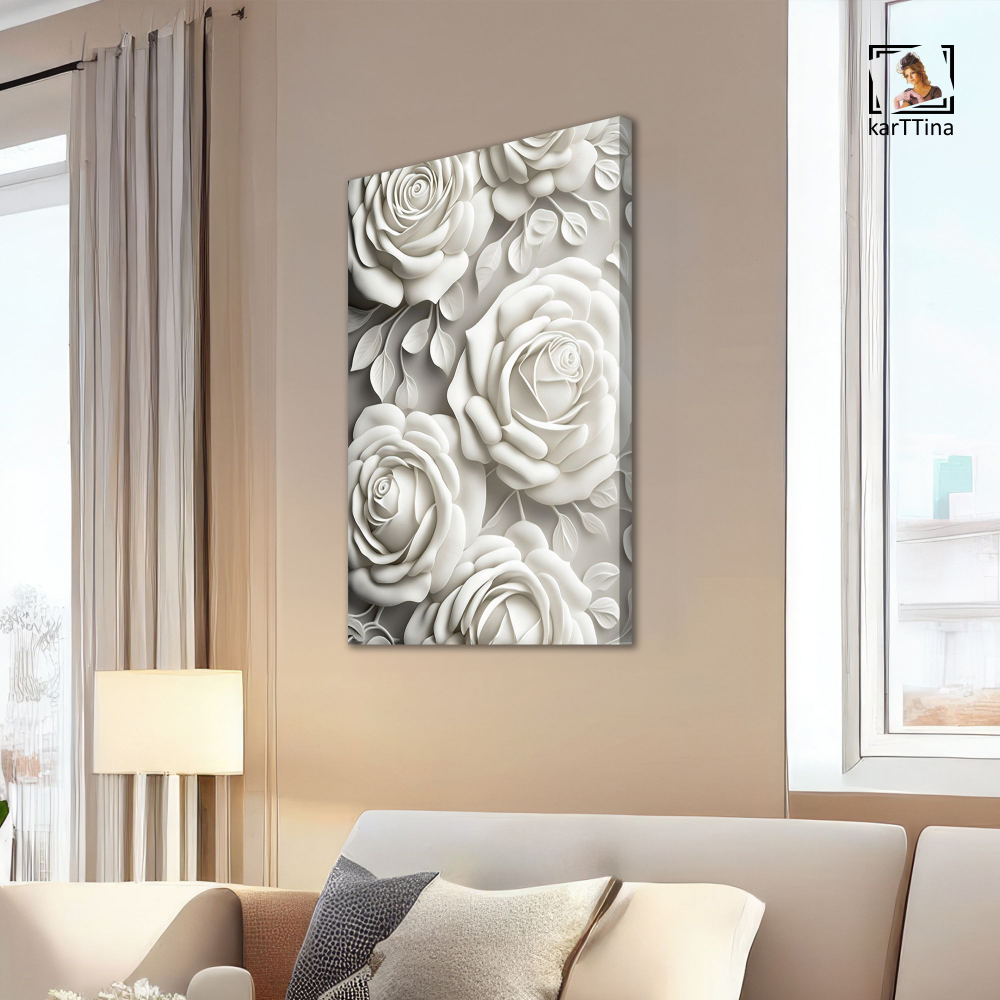 Картина с цветами karTTina "НЕЖНОСТЬ", 40х60 см