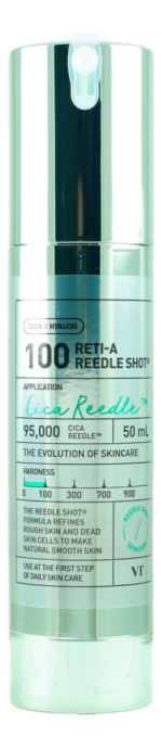 VT Cosmetics Бустер-сыворотка для лица с микроиглами и ретинолом Reti-A Reedle Shot 100,50 мл