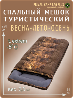 Спальный мешок Prival Сamp bag +