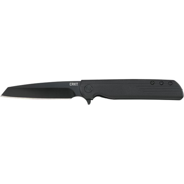 Цена наПолуавтоматический складной нож CRKT LCK+ Tanto Blackout, сталь 8Cr13MoV, рукоять термопластик GRN