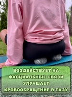 Набор МФР мячей массажных 2 шт 9 см для ног и рук надувных