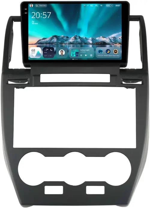 Магнитола для Land Rover Freelander 2 2007-2012 (монохром) - Teyes CC4 монитор 9.2" 2K QLED на Android 14, Быстрейшая, Snapdragon 680, DSP, CarPlay, 4G SIM-слот