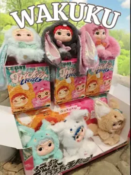 Мягкая игрушка брелок Вакуку новогодняя серия