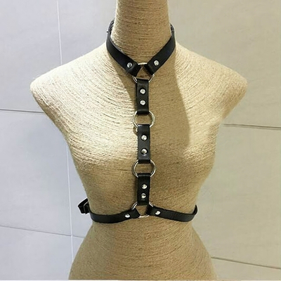 Портупея с 4 кольцами One Size (40-50) (Цвет: черный)