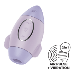 Вакуумный стимулятор клитора Satisfyer Mission Control, фиолетовый