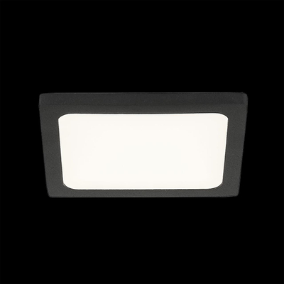 Citilux Омега CLD50K082 LED Встраиваемый светильник с диммером Чёрный