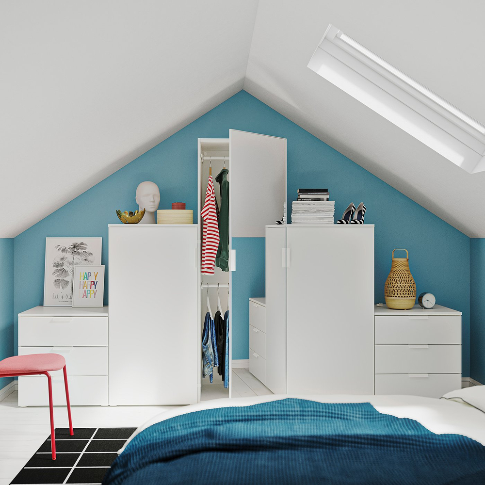 IKEA HJÄLPA  (ИКЕА ХЙЭЛПА)  -  Регулируемая штанга для одежды - белая 60-100 см
