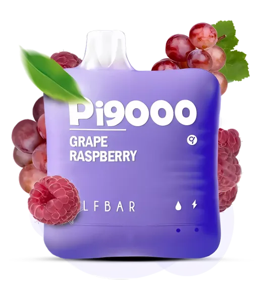 Elf Bar Pi9000 - Grape Raspberry (nic 5%)
