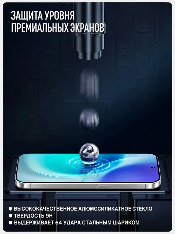 Защитное безрамочное стекло для VIVO X300s / X300 Pro с автоматической установкой SmartDevil