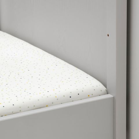 Набор простыней IKEA DROMSLOTT (ДРЁМСЛОТТ), Детский, Белый с рисунком, 60х120 см, 2 шт