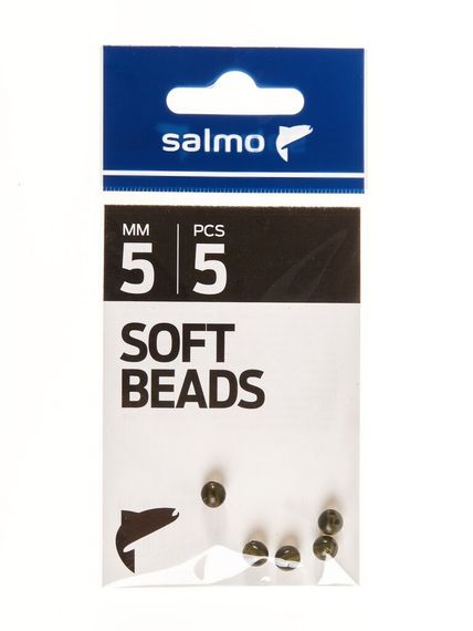 Бусины мягкие Salmo SOFT BEADS 5мм 5шт.