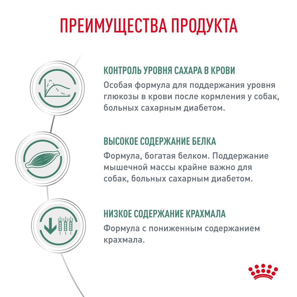 Сухой корм Royal Canin Diabetic для взрослых собак при сахарном диабете