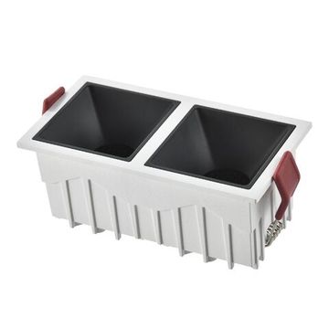 Встраиваемый светильник LED 2*10W 4000K ST757.448.20 белый/чёрный ST-Luce