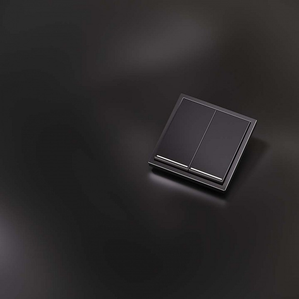 Клавиши для выключателя двухклавишного с подсветкой Voltum S70 METAL VLSM000412