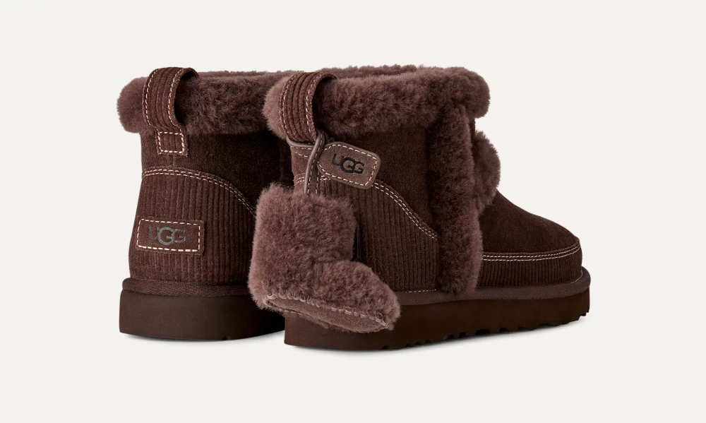 UGG Угги Classic Mini Heritage, темно-коричневый
