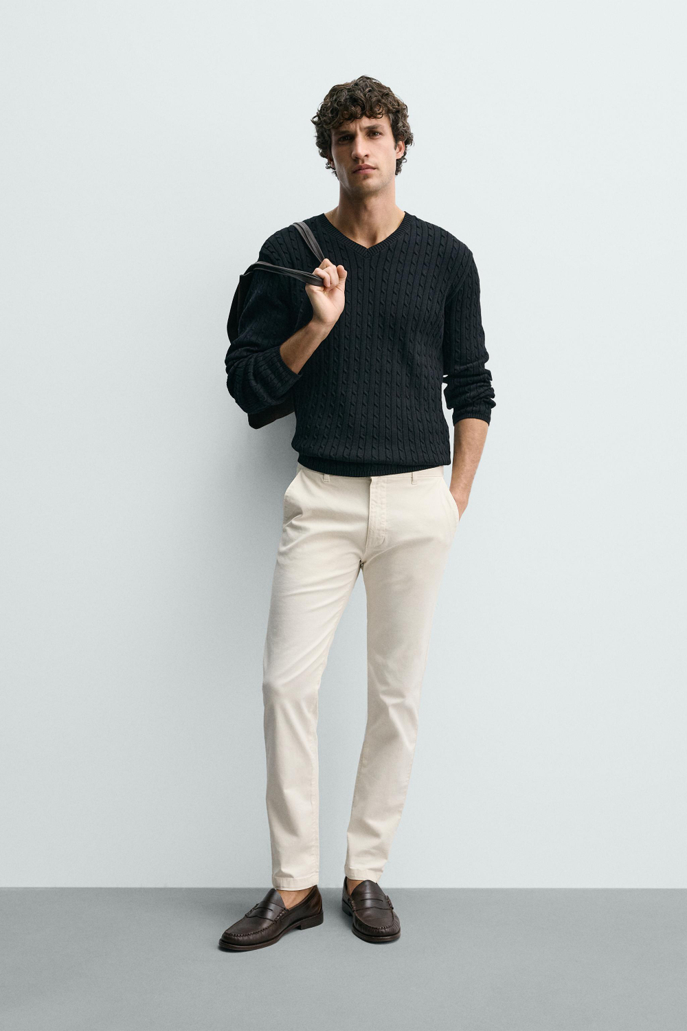 БРЮКИ ЧИНОС SKINNY FIT — ZARA