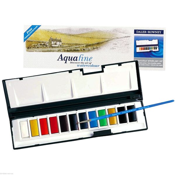 Набор акварельных красок в кюветах 12 цв, Daler Rowney D131900888