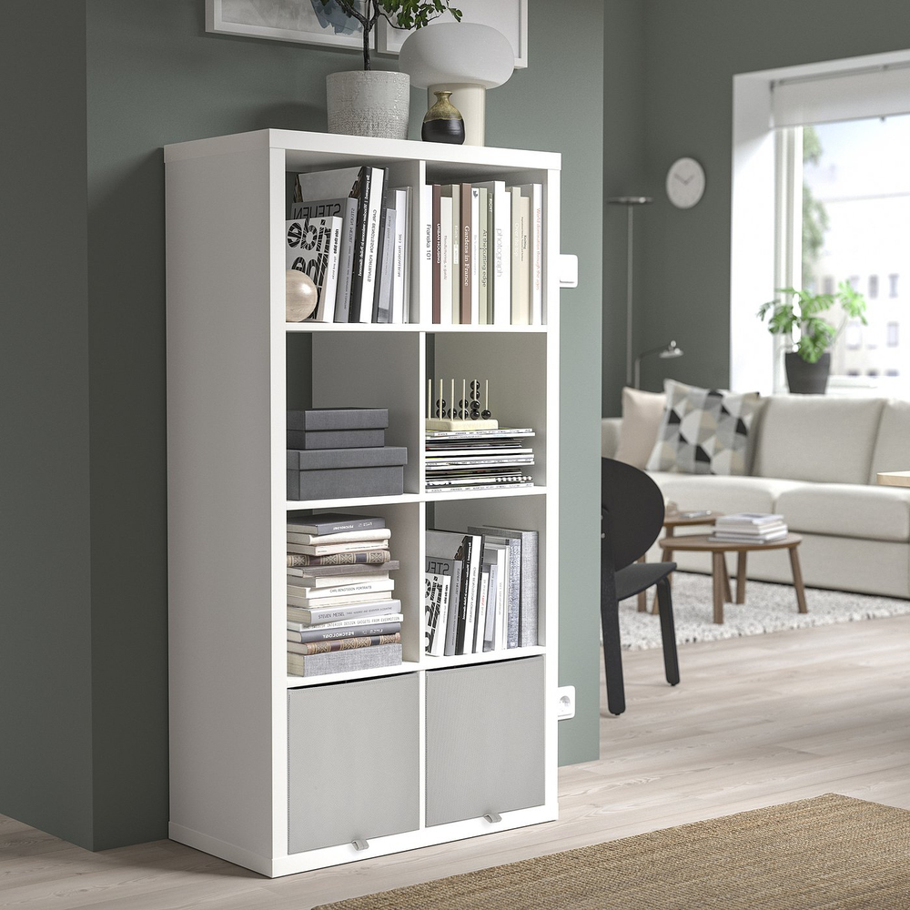 IKEA KOSINGEN  (ИКЕА КОСИНГЕН)  -  Коробка - светло-серый 33x38x33 см