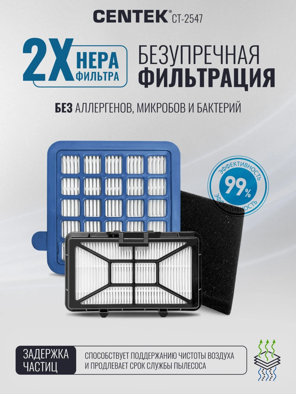 Пылесос CENTEK CT-2547