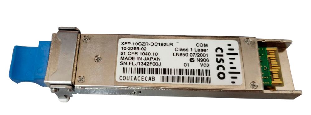 Трансивер Cisco 10GBASE-ZR XFP 1550nm 80km SFP Transceiver XFP-10GZR-OC192LR