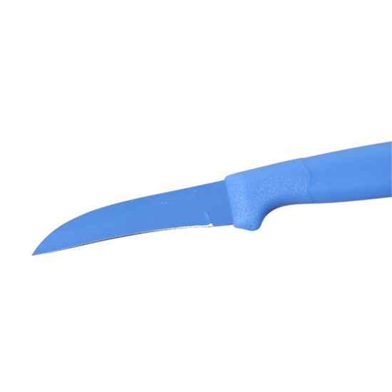 Нож кухонный для чистки Kamille KM 5321 с покрытием "non-stick" с пластиковой ручкой