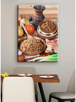 Картина "Русская кухня", интерьерная 30х40см 1шт.